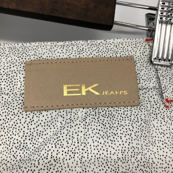 Eva Kayan EK Jeans Chino Trousers in white  with black dots ZPP87 Naturel sz 40 - Picture 9 of 15
